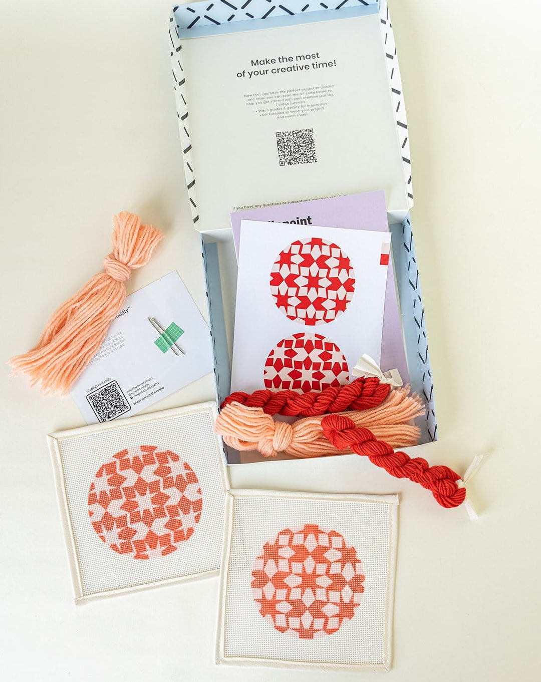 Reflections Needlepoint Ornament Kit by Unwind Studio