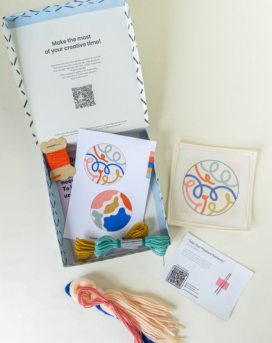 Loop Needlepoint Ornament Kit by Unwind Studio
