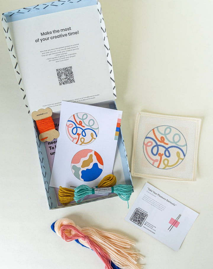 Loop Needlepoint Ornament Kit by Unwind Studio