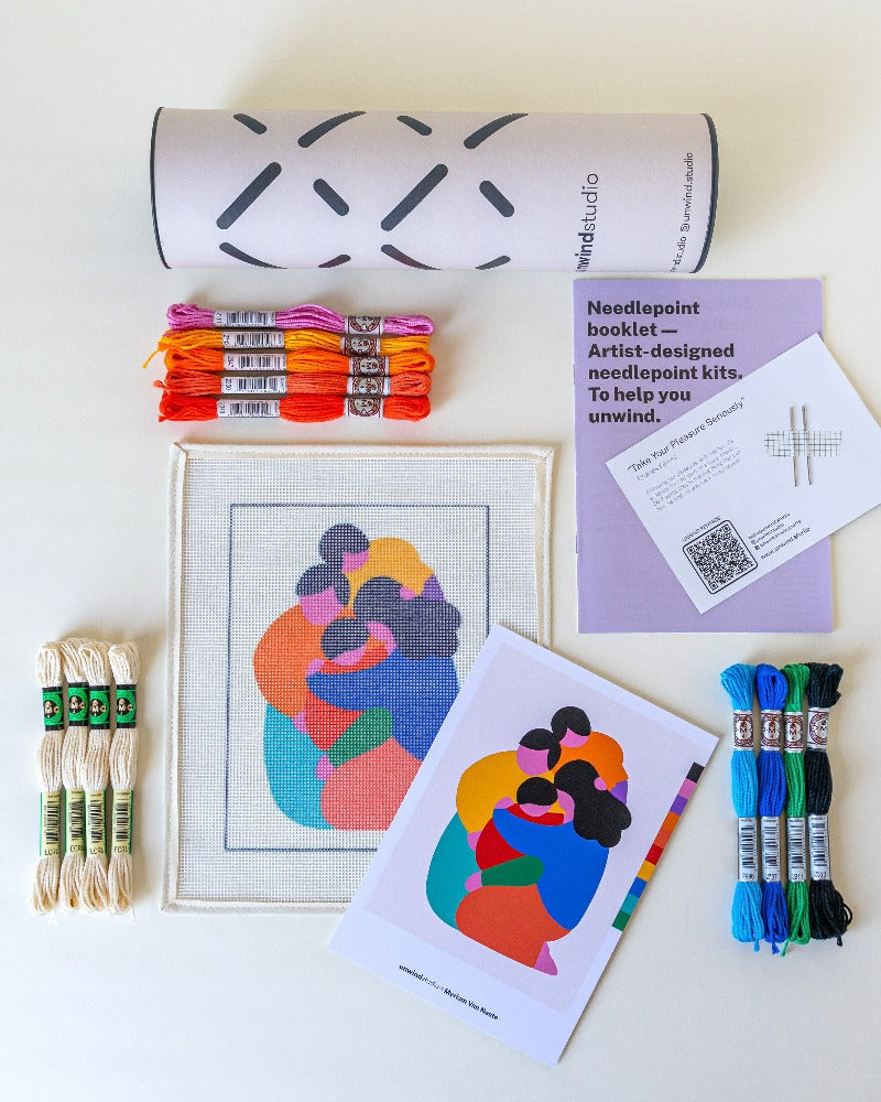 Together Needlepoint Kit by Unwind Studio