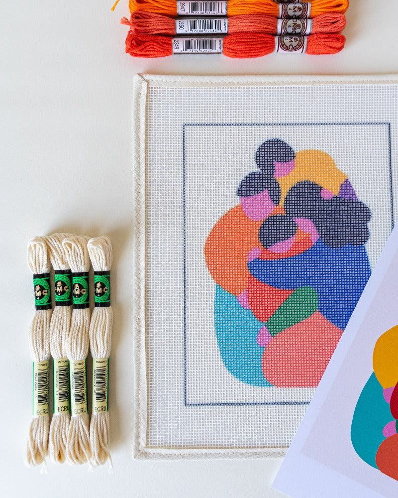 How to Paint Needlepoint Canvas - Likely By Sea