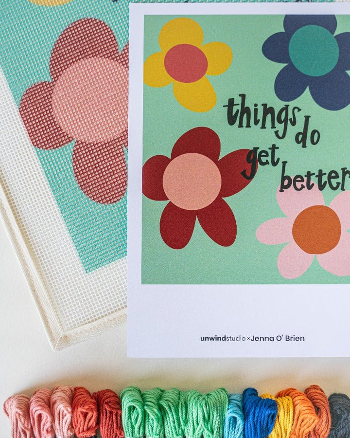 "Things Do Get Better": Mental Health Awareness Craft by Unwind Studio