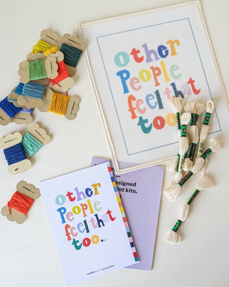 "Other People Feel That Too": Mental Health Awareness Craft by Unwind Studio
