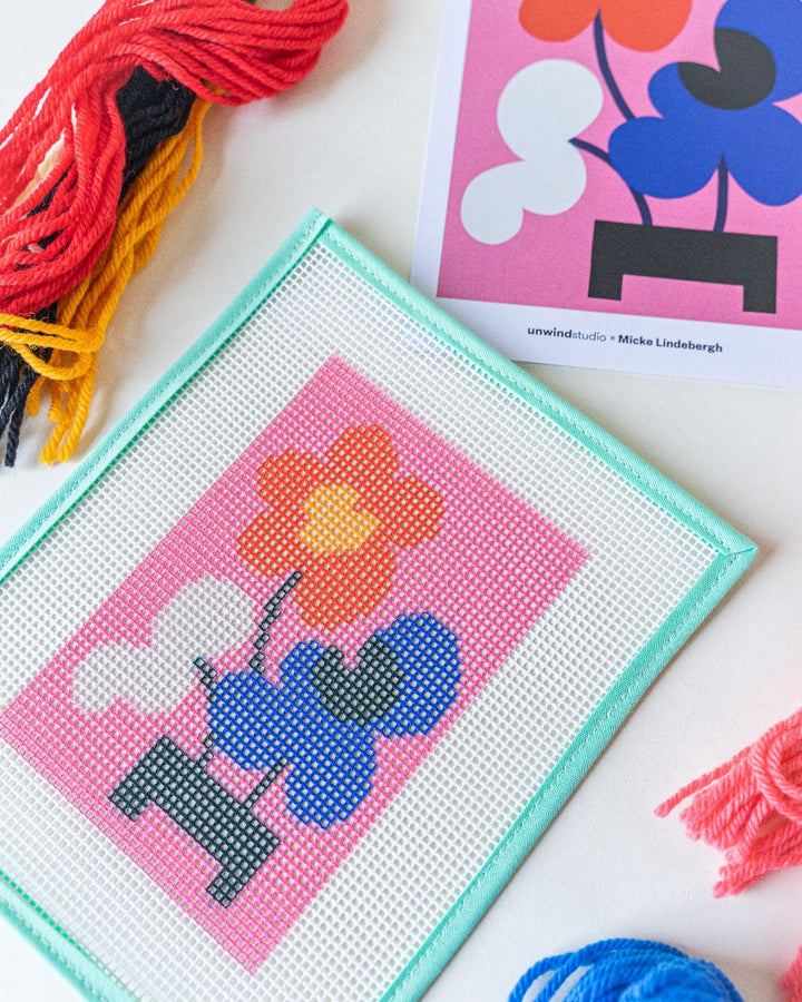 Mickebana Trio Kids - Needlepoint Kit for Kids by Unwind Studio