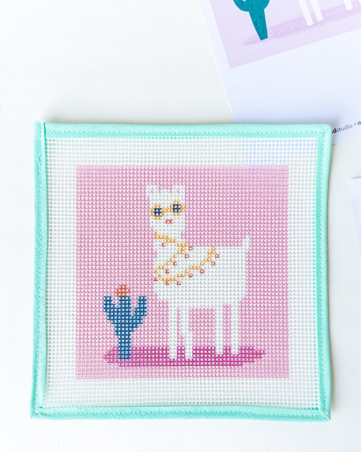 llama design needlepoint for kids children's crafts embroidery for kids
