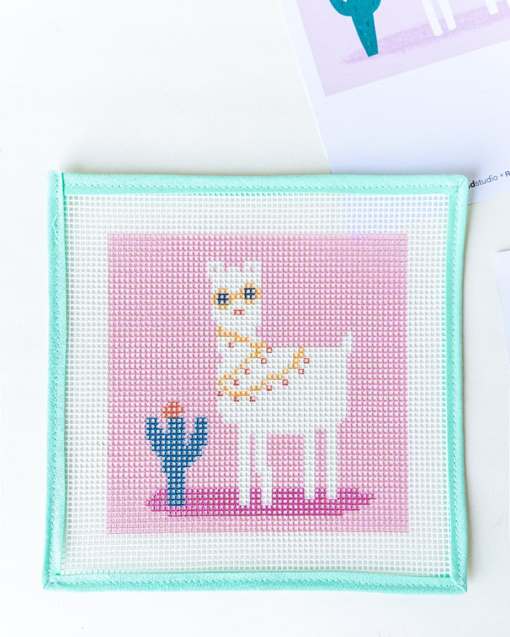 No Drama Llama - Needlepoint Kit for Kids by Unwind Studio