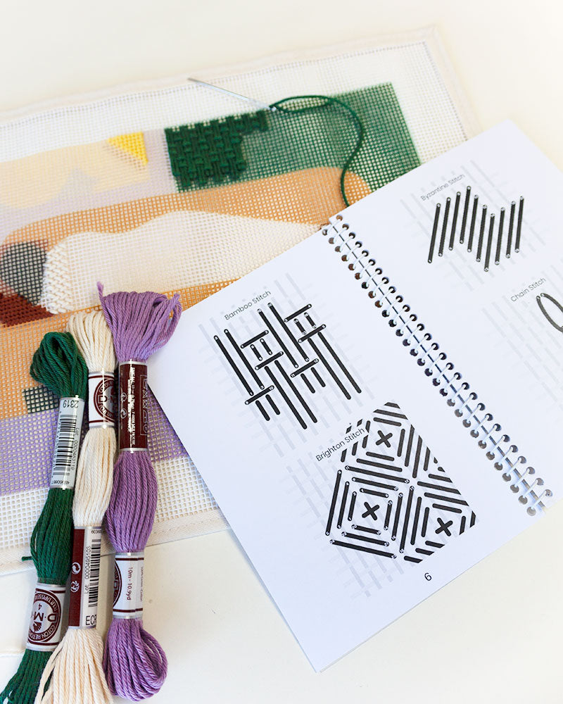 Decorative Stitches for Needlepoint Booklet by Unwind Studio
