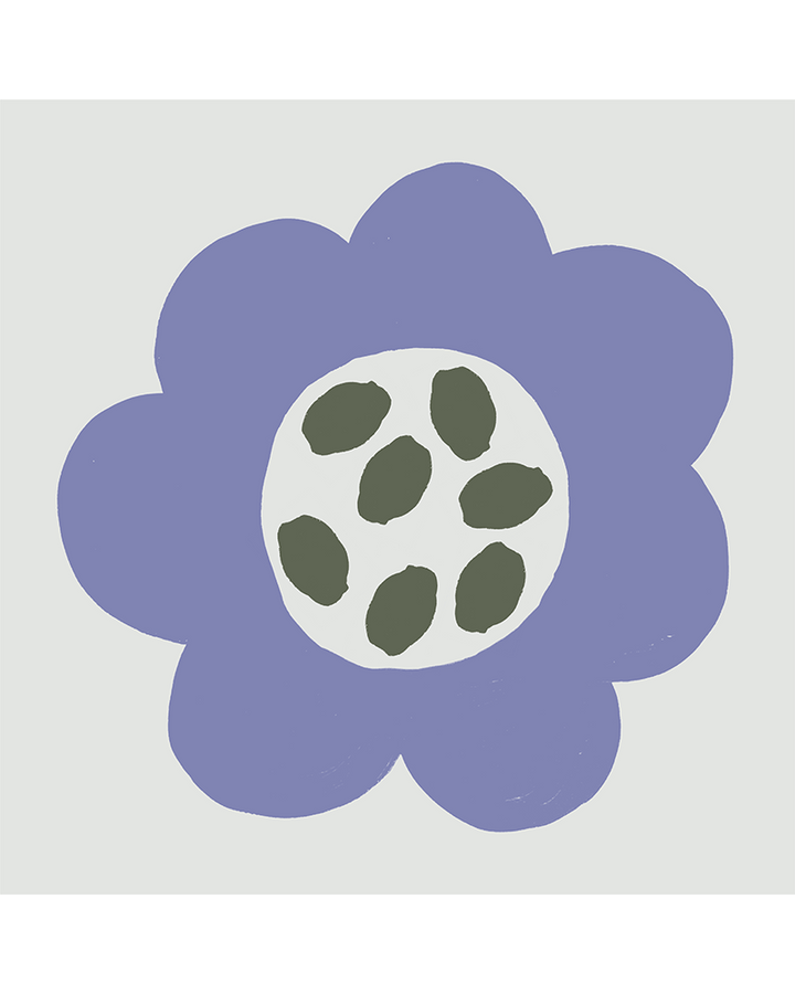 Blue Flower Kids Needlepoint Kit for Kids by Unwind Studio