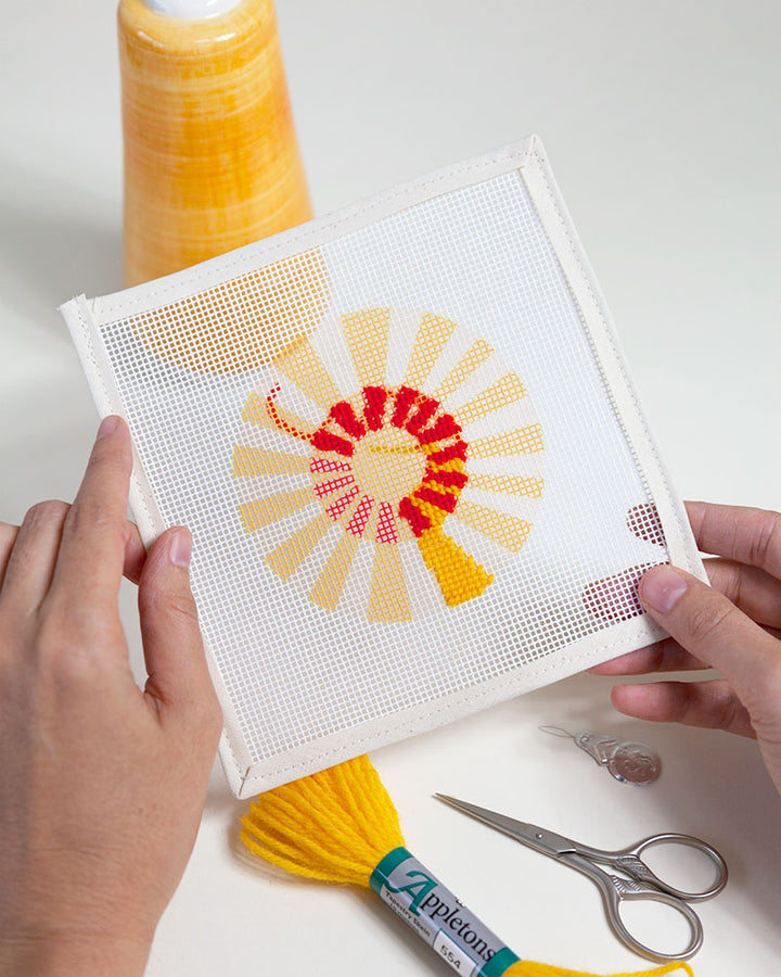 Finnish Loiste Needlepoint Ornament Kit by Unwind Studio