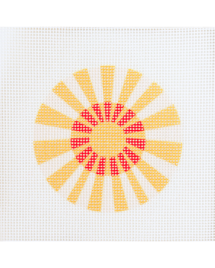 Finnish Loiste Needlepoint Ornament canvas by Unwind Studio