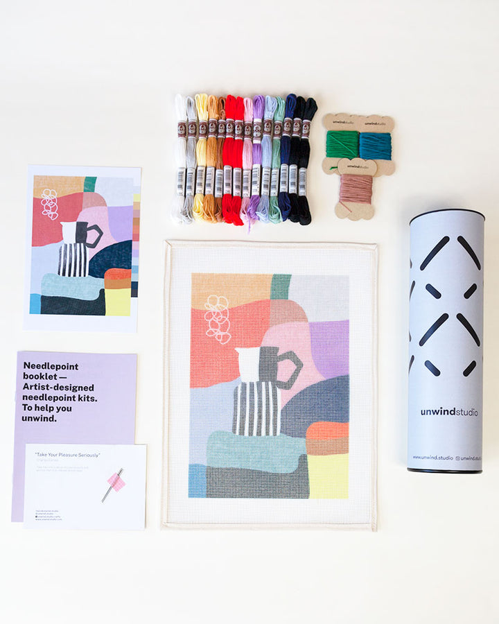 Good Morning Needlepoint Kit by Unwind Studio