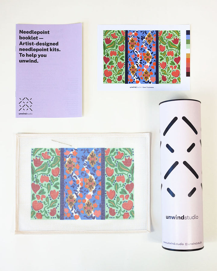 Hors de Mûrs Matisse Needlepoint Canvas by Unwind Studio