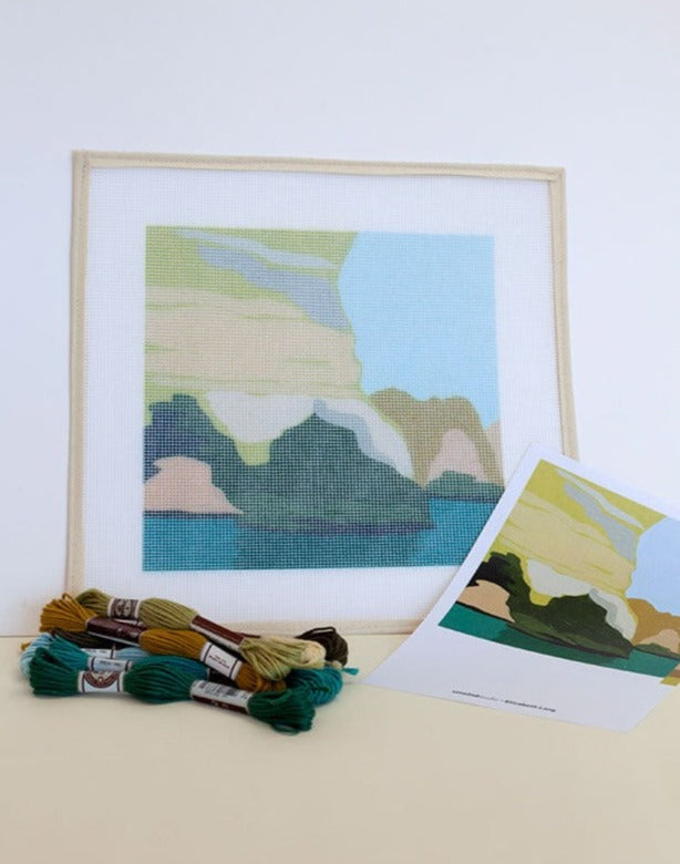 Grotto no. 2 Needlepoint Kit by Unwind Studio