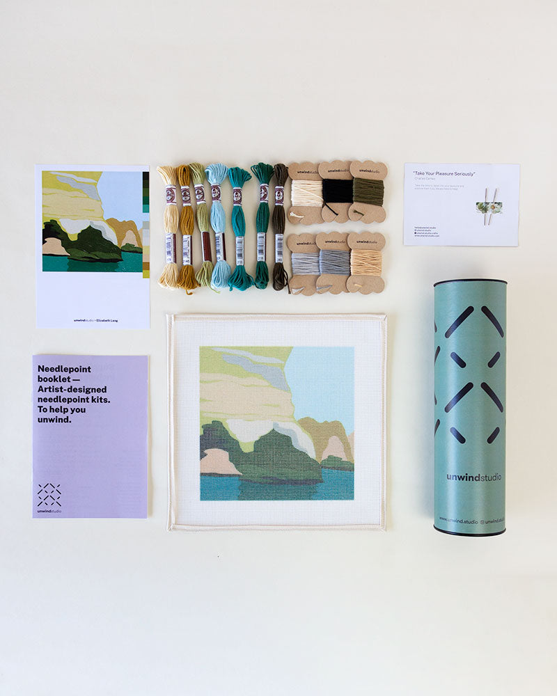 Grotto no. 2 Needlepoint Kit by Unwind Studio