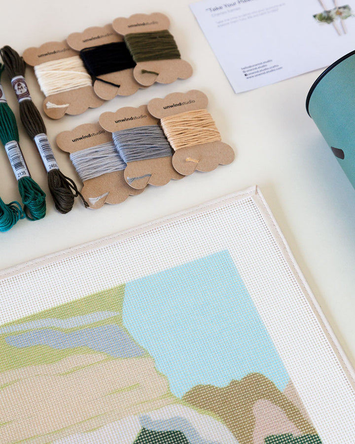 Grotto no. 2 Needlepoint Kit by Unwind Studio