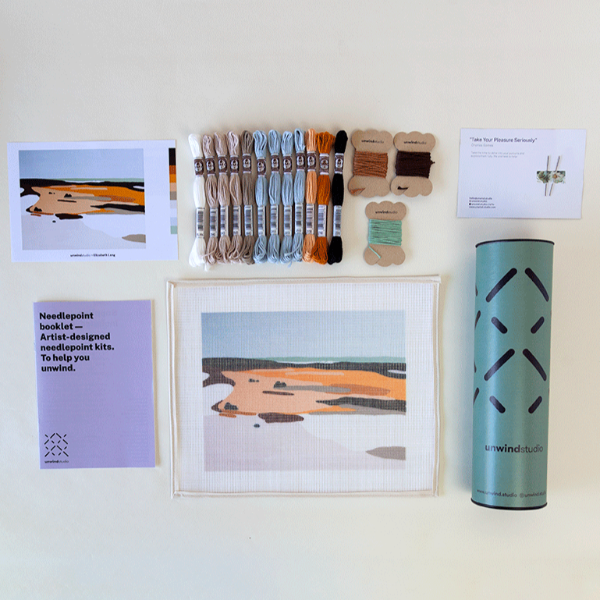 Dunes no. 7 Needlepoint Kit by Unwind Studio