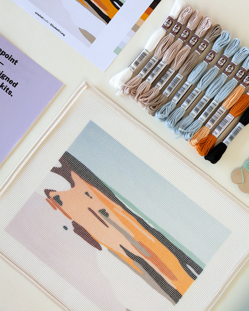 Dunes no. 7 Needlepoint Kit by Unwind Studio