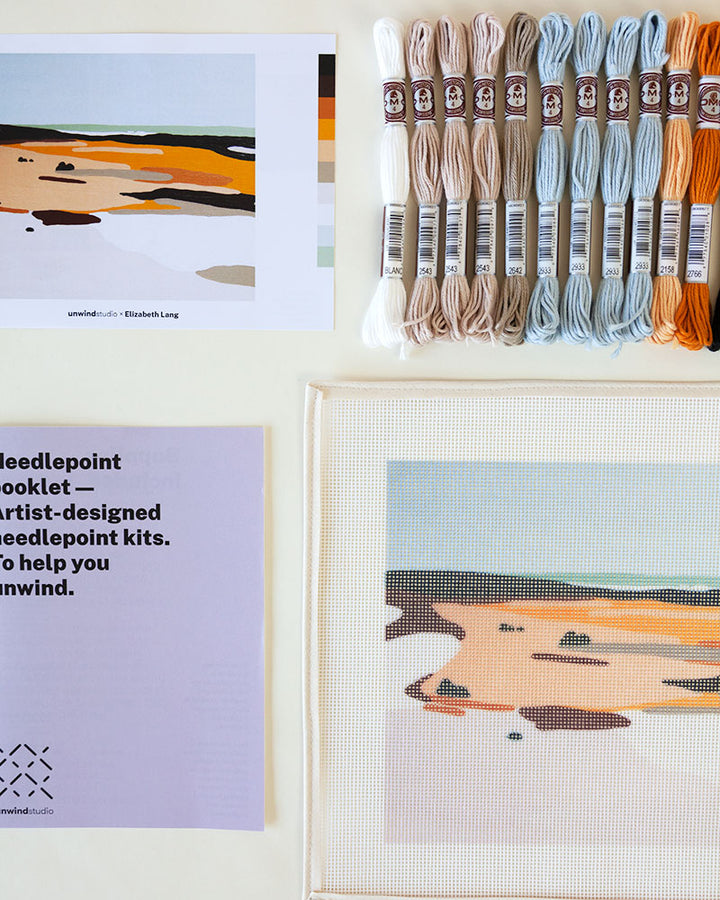 Dunes no. 7 Needlepoint Kit by Unwind Studio
