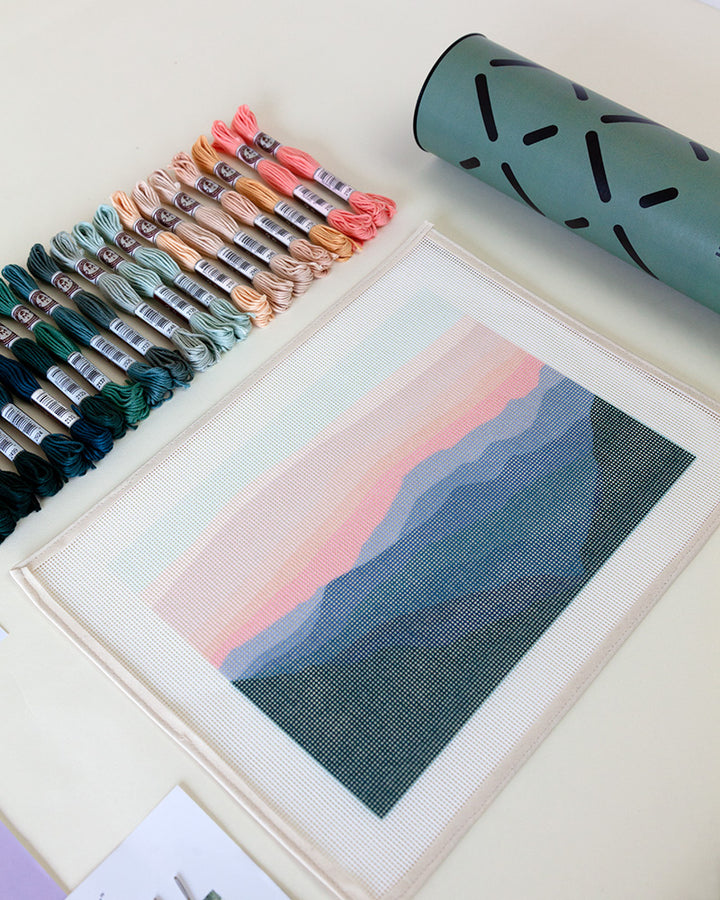 Smokies Needlepoint Kit by Unwind Studio