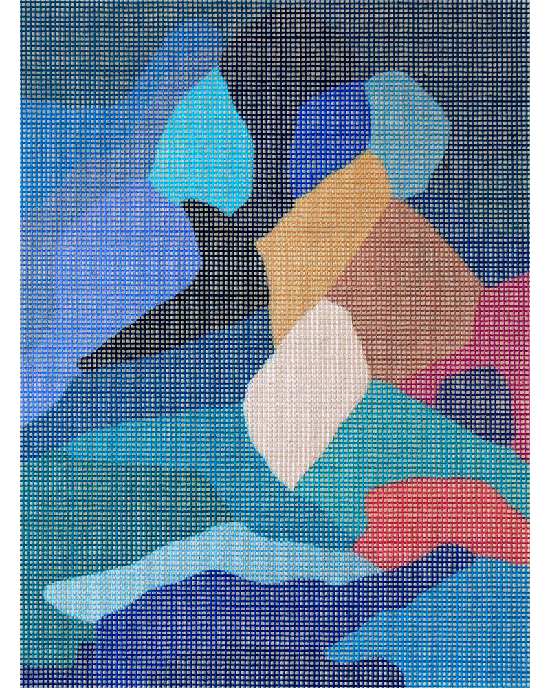 Breath Abstract Needlepoint Kit – Unwind Studio