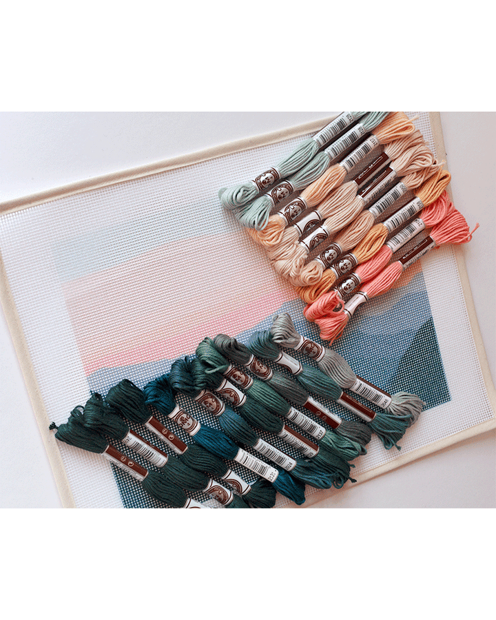 Smokies Needlepoint Kit by Unwind Studio