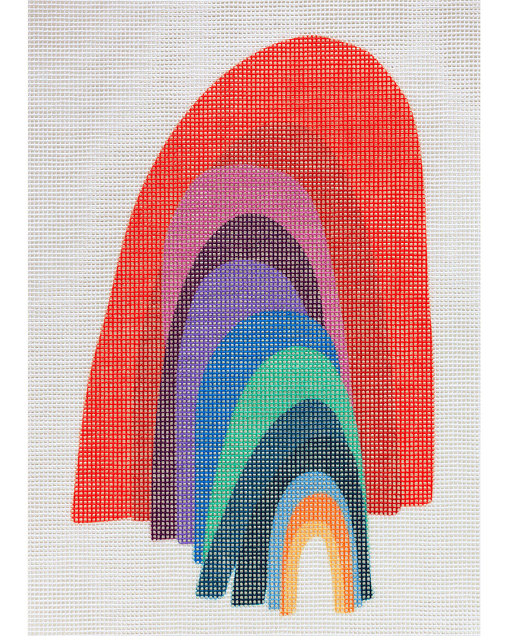 From the Other Side Rainbow Needlepoint Kit by Unwind Studio