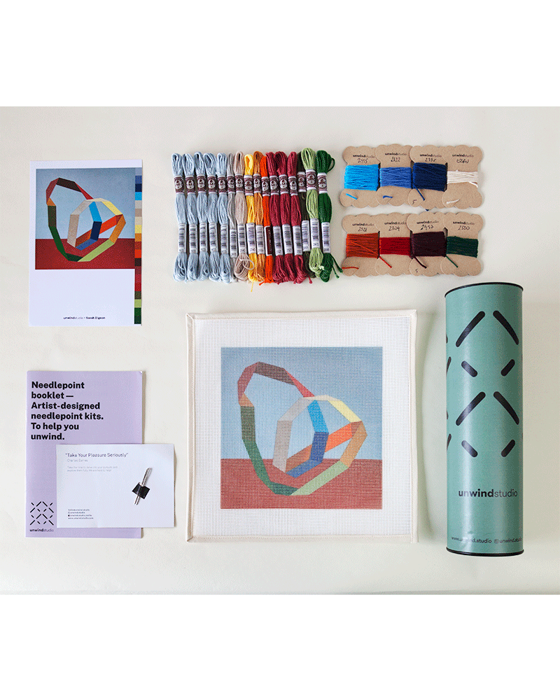 Biarritz 5 Needlepoint Kit by Unwind Studio