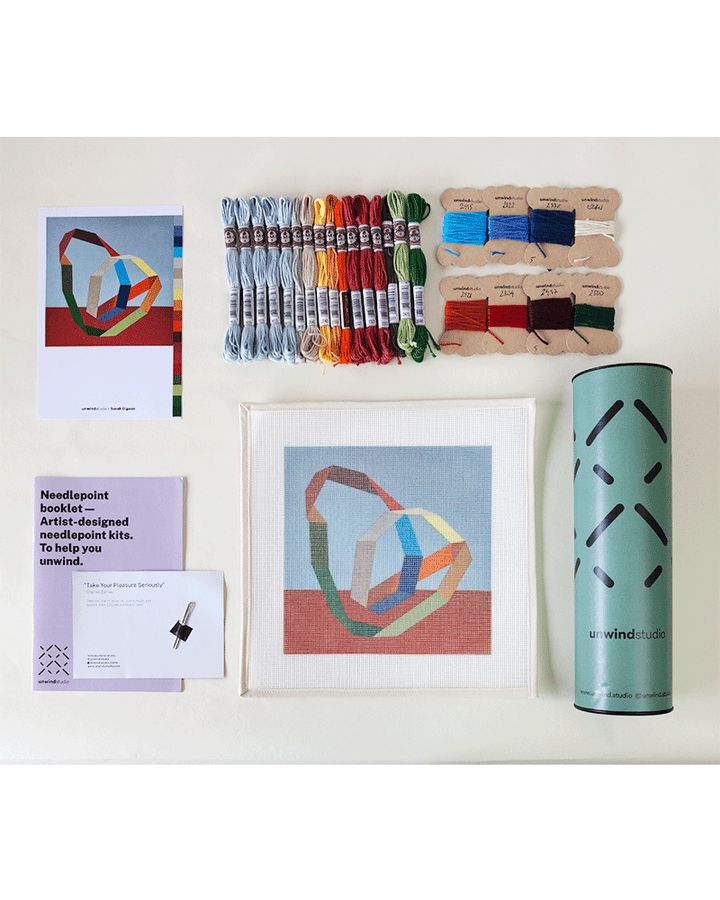 Biarritz 5 Needlepoint Kit by Unwind Studio
