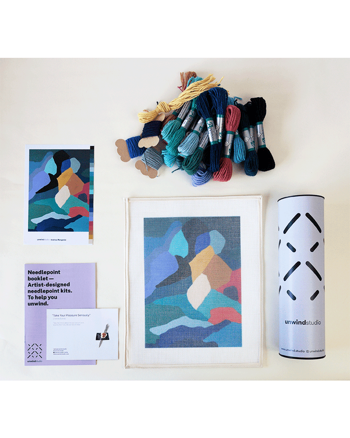 Breath Needlepoint Kit by Unwind Studio