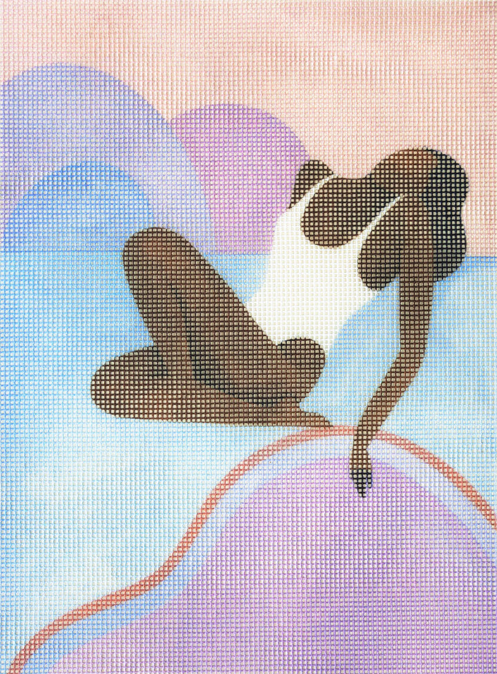 Lilac Sunset Needlepoint Kit by Unwind Studio
