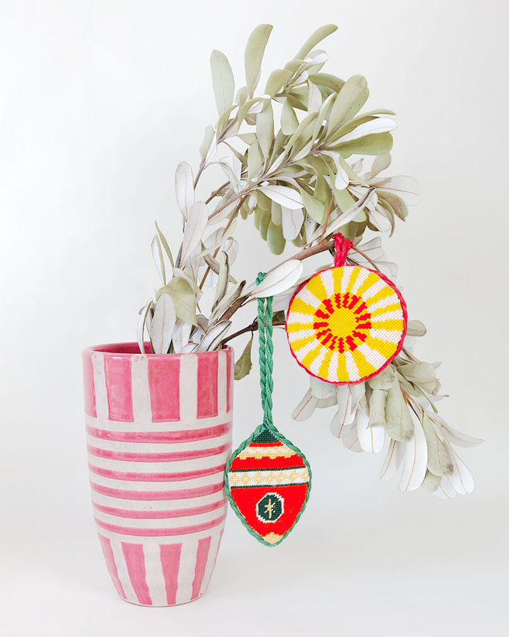 Finnish Loiste Needlepoint Ornament Kit by Unwind Studio