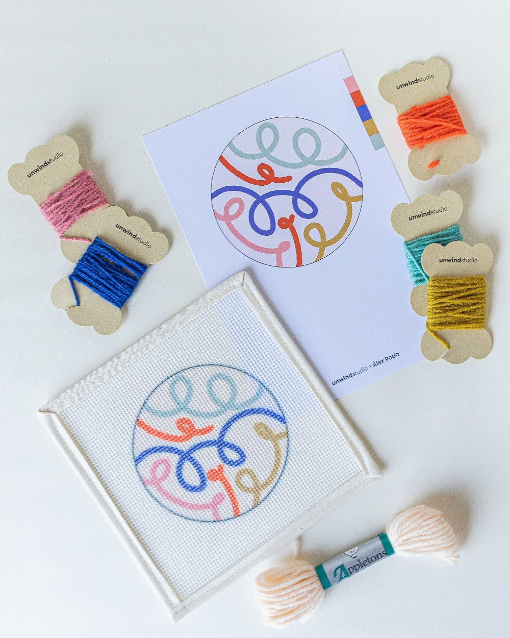 Loop Needlepoint Ornament Kit by Unwind Studio