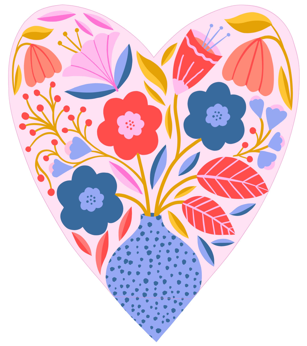 Botanical Heart Needlepoint Kit by Unwind Studio