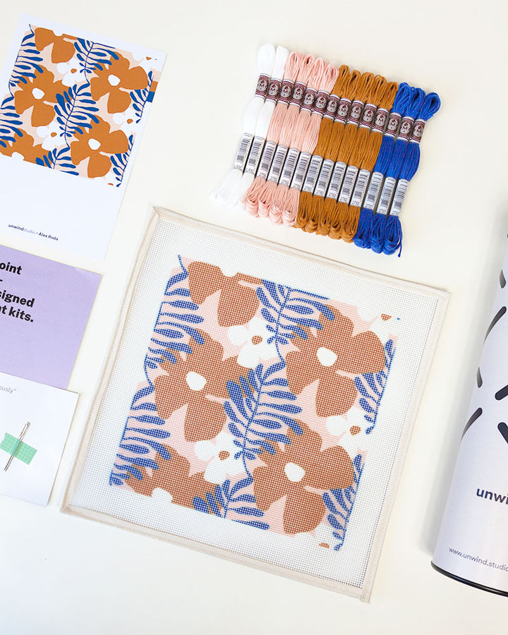 Royan Needlepoint Kit by Unwind Studio