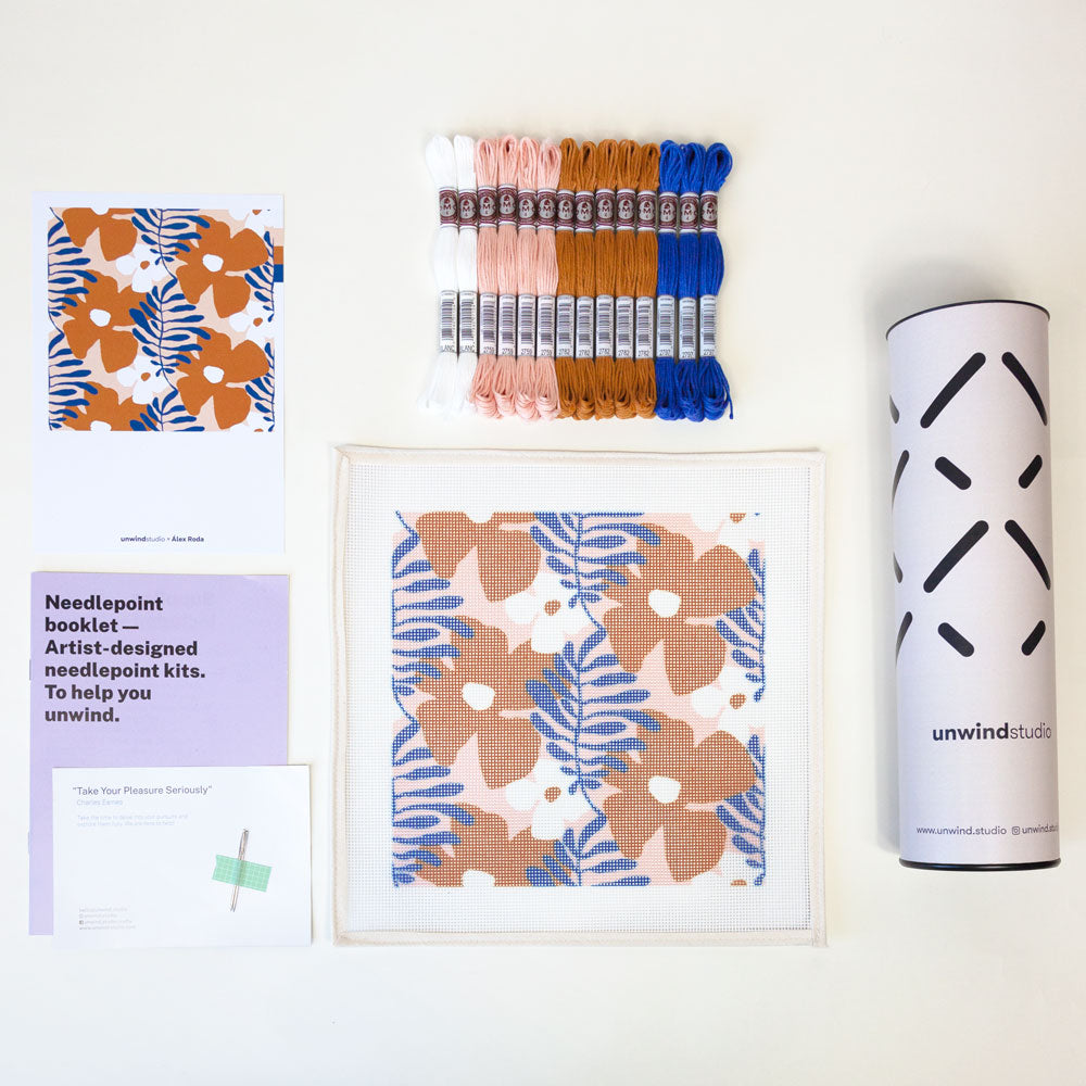 Royan Needlepoint Kit by Unwind Studio