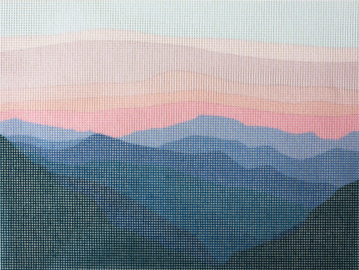 Great Smoky Mountains needlepoint tapestry canvas and kit landscape nature