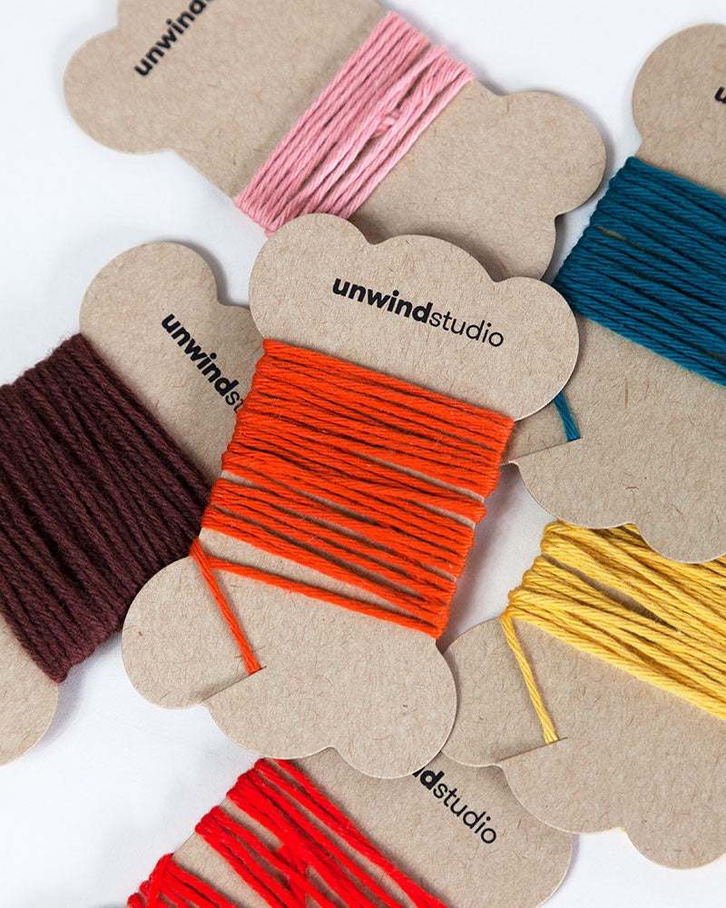 Cardboard Thread Bobbins by Unwind Studio