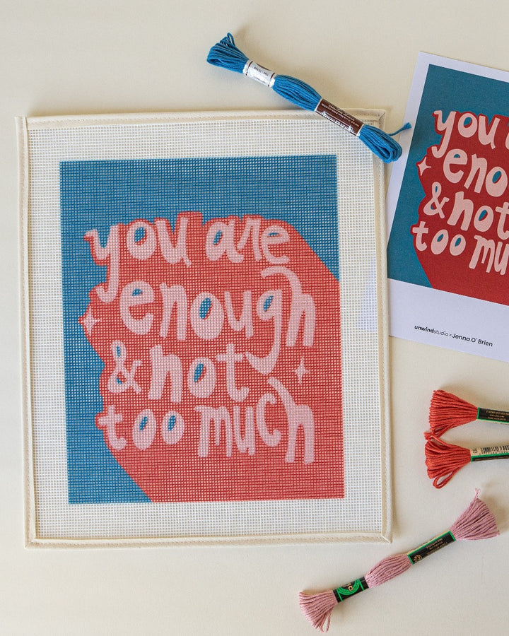 "You Are Enough & Not Too Much": Mental Health Awareness Craft by Unwind Studio