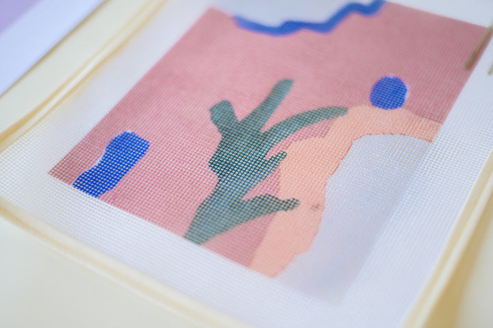 The Cactus Beginner Needlepoint Kit by Unwind Studio