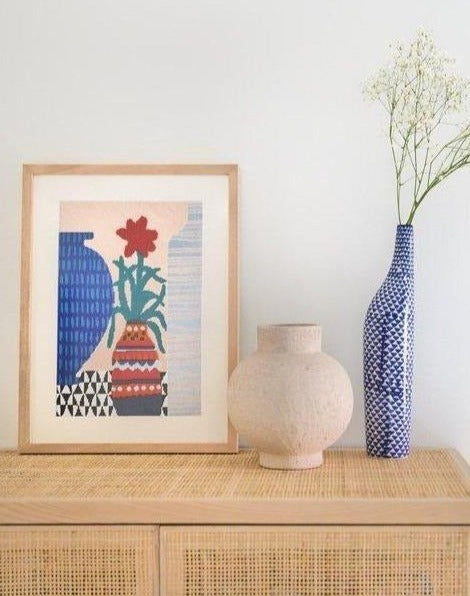 Winter Garden needlepoint tapestry kit with design by Teresa Rego Studio