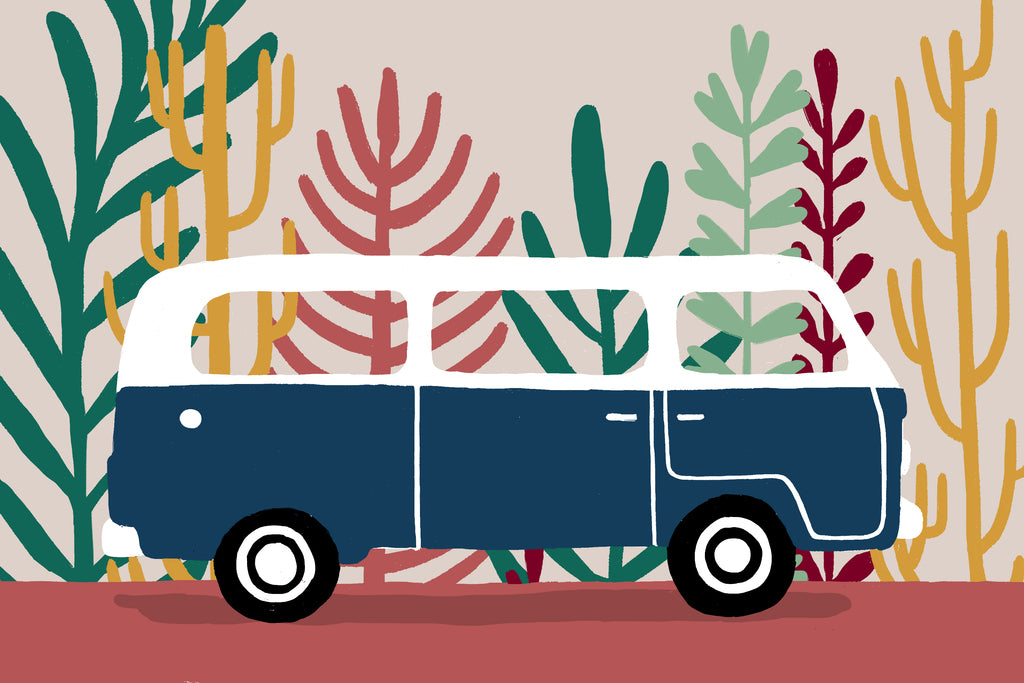 Travel Van Needlepoint Kit by Unwind Studio