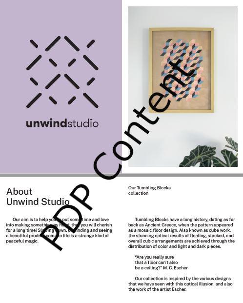 unwind studio tumbling blocks escher counted needlepoint tapestry cross stitch design