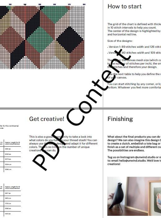 unwind studio tumbling blocks escher counted needlepoint tapestry cross stitch design