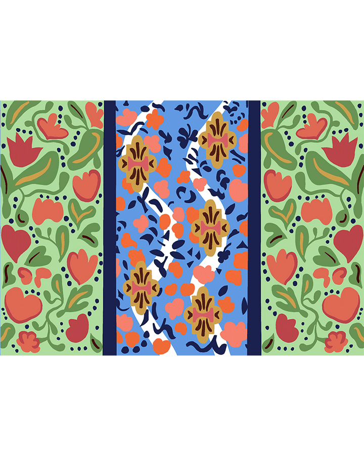 Hors de Mûrs Matisse Needlepoint Canvas by Unwind Studio