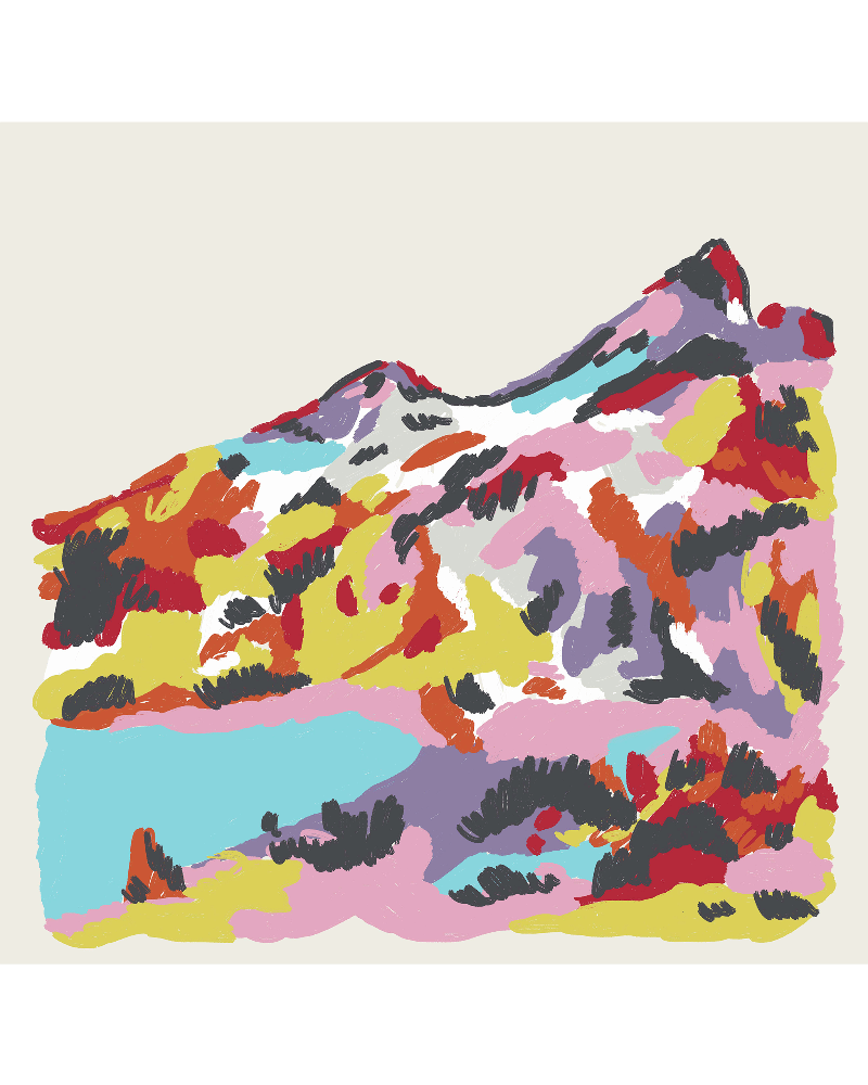 "Ain't no mountain high enough" Needlepoint Kit by Unwind Studio