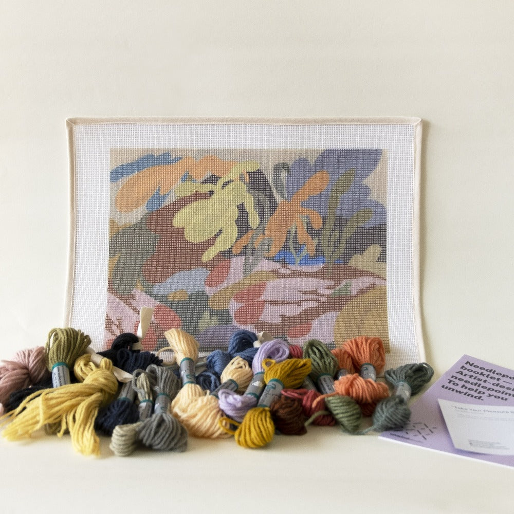 Sonia no Jardim Needlepoint Kit by Unwind Studio